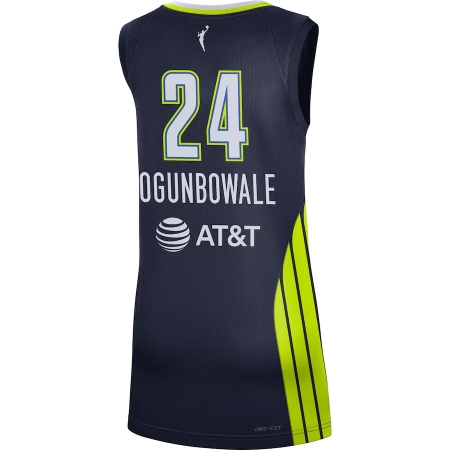 Nike Dallas Wings Arike Ogunbowale Navy Explorer Edition Victory Jersey