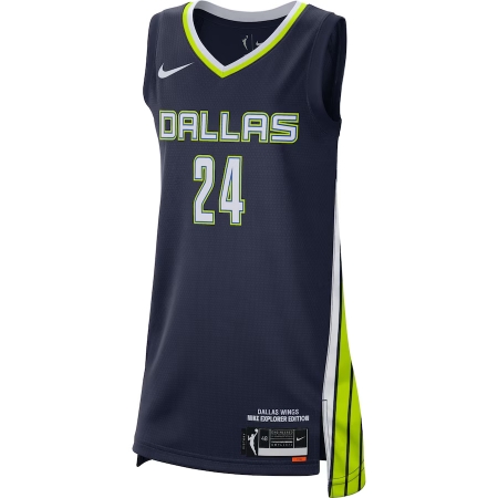Nike Dallas Wings Arike Ogunbowale Navy Explorer Edition Victory Jersey
