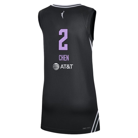 Nike Golden State Valkyries Kaitlyn Chen Black WNBA Draft Explorer Edition Victory Player Jersey
