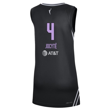 Nike Golden State Valkyries Justė Jocytė Black WNBA Draft Explorer Edition Victory Player Jersey
