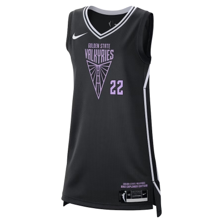 Nike Golden State Valkyries Veronica Burton Black Explorer Edition Victory Jersey