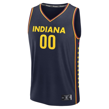 Fanatics Indiana Fever Navy Explorer Edition Fast Break Replica Jersey