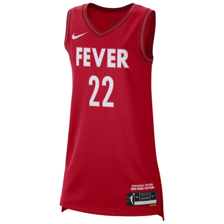 Nike Indiana Fever Caitlin Clark Red WNBA Draft Rebel Edition Victory Player Jersey