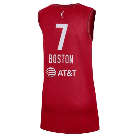 Nike Indiana Fever Aliyah Boston Red Rebel Edition Player Jersey