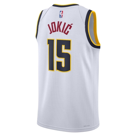 Nike Denver Nuggets Nikola Jokic Nike White Jersey - Association Edition