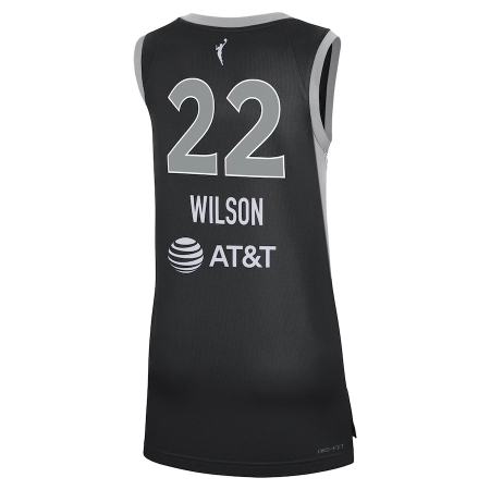 Nike Las Vegas Aces A'ja Wilson Black Explorer Edition Player Jersey