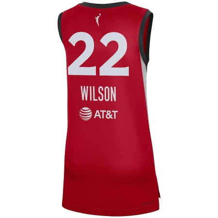 Nike Las Vegas Aces A'ja Wilson Red Rebel Edition Player Jersey