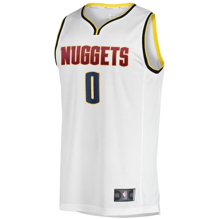 Fanatics Denver Nuggets Christian Braun White Fast Break Player Jersey - Association Edition