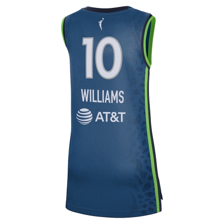 Nike Minnesota Lynx Courtney Williams Blue Explorer Edition Victory Player Jersey