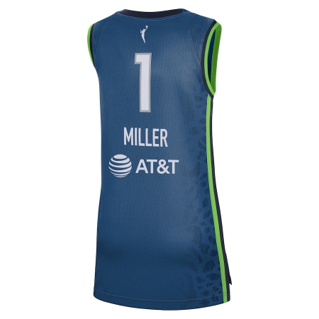 Nike Minnesota Lynx Diamond Miller Blue Explorer Edition Victory Player Jersey