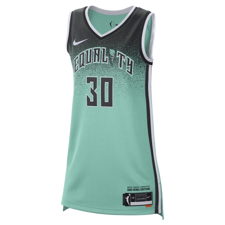 Nike New York Liberty Breanna Stewart Mint Rebel Edition Player Jersey