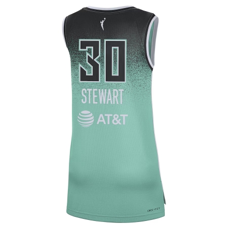 Nike New York Liberty Breanna Stewart Mint Rebel Edition Player Jersey