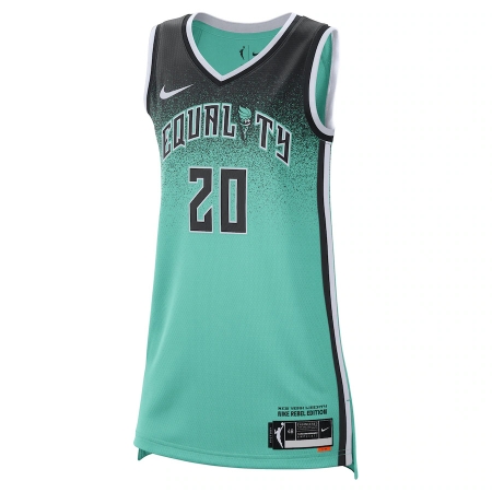 Nike New York Liberty Sabrina Ionescu Mint Rebel Edition Victory Player Jersey