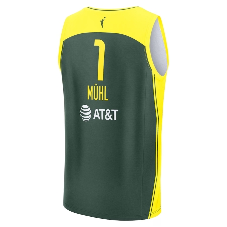 Fanatics Seattle Storm Nika Muhl Green Explorer Edition Fast Break Jersey