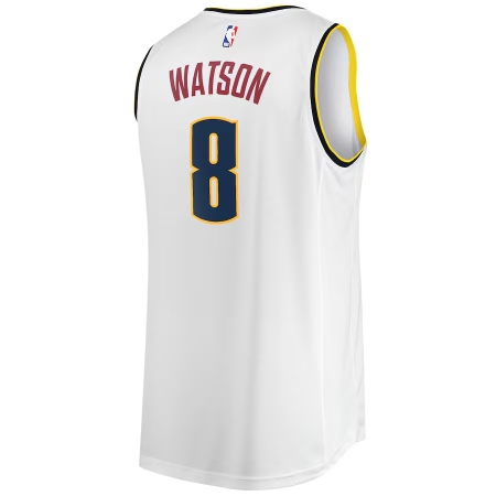 Fanatics Denver Nuggets Peyton Watson White Fast Break Player Jersey - Association Edition