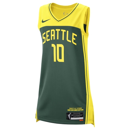 Nike Seattle Storm Sue Bird Green Explorer Edition Victory Jersey