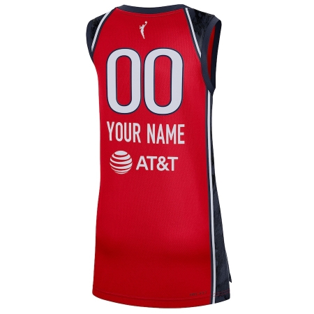 Nike Washington Mystics Red Explorer Edition Victory Jersey