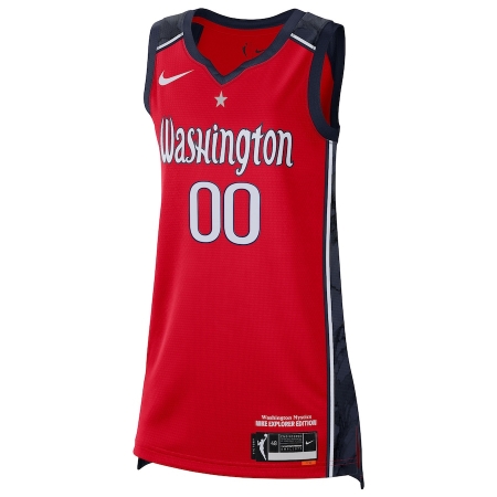 Nike Washington Mystics Red Explorer Edition Victory Jersey