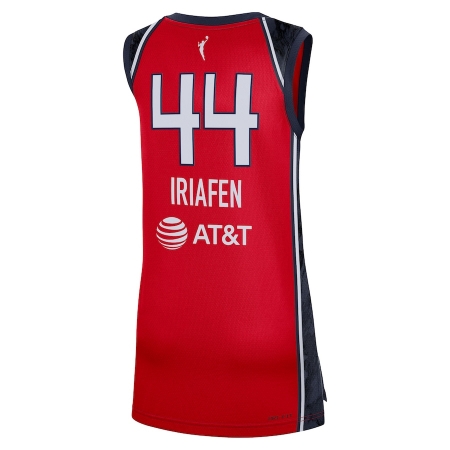 Nike Washington Mystics Kiki Iriafen Red WNBA Draft Explorer Edition Victory Player Jersey