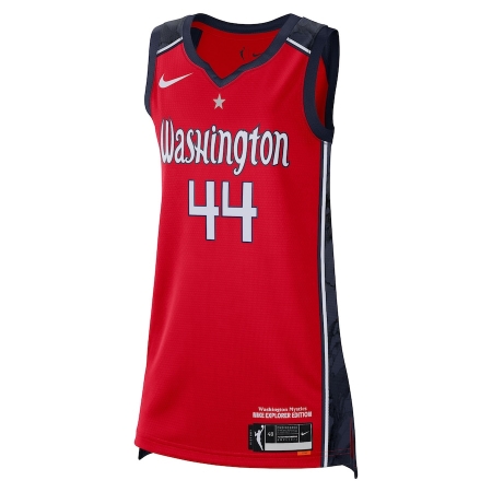 Nike Washington Mystics Kiki Iriafen Red WNBA Draft Explorer Edition Victory Player Jersey