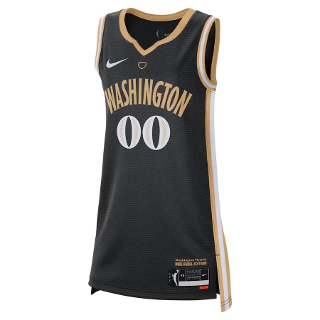 Nike Washington Mystics Black Rebel Edition Victory Player Jersey