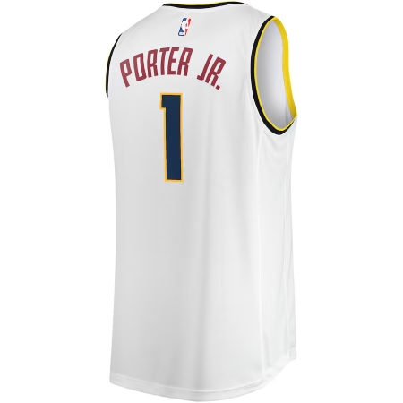 Fanatics Denver Nuggets Michael Porter Jr. White Fast Break Player Jersey - Association Edition