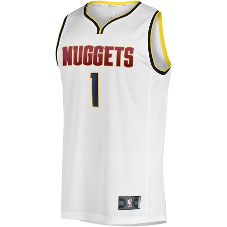 Fanatics Denver Nuggets Michael Porter Jr. White Fast Break Player Jersey - Association Edition