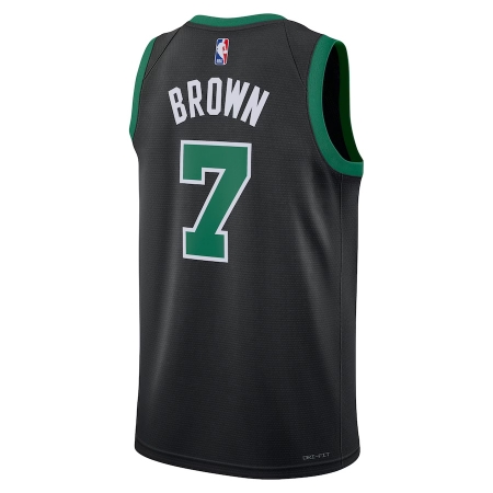 Jordan Brand Boston Celtics Jaylen Brown Black Jersey - Statement Edition
