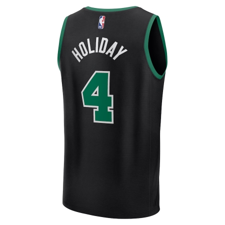 Fanatics Boston Celtics Jrue Holiday Black Fast Break  Player Jersey - Statement Edition