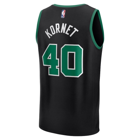 Fanatics Boston Celtics Luke Kornet Black Fast Break Player Jersey - Statement Edition
