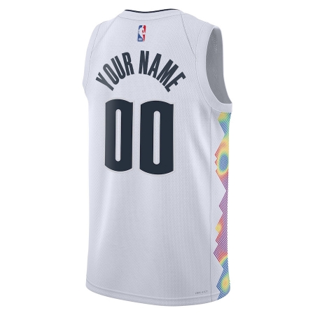Nike Denver Nuggets White Jersey - City Edition