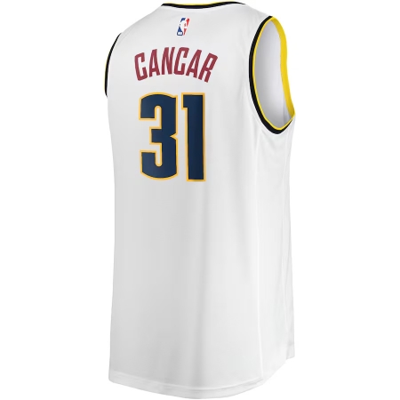 Fanatics Denver Nuggets Vlatko Cancar White Fast Break Player Jersey - Association Edition