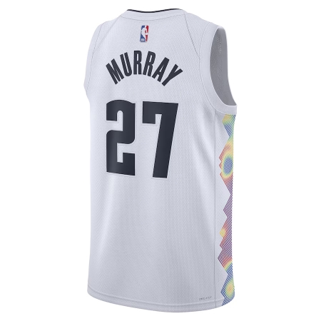 Nike Denver Nuggets Jamal Murray White Player Jersey - City Edition