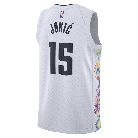 Nike Denver Nuggets Nikola Jokic White Player Jersey - City Edition