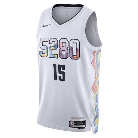 Nike Denver Nuggets Nikola Jokic White Player Jersey - City Edition