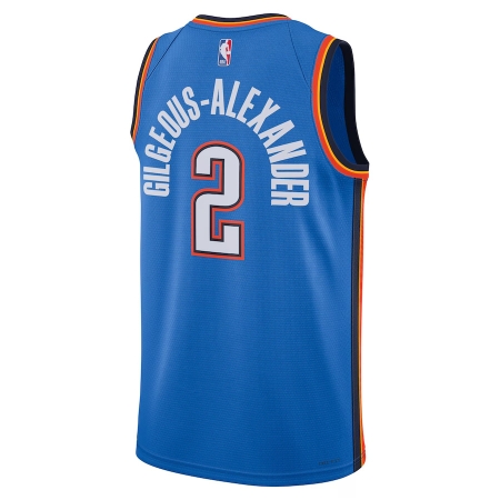 Nike Oklahoma City Thunder Shai Gilgeous-Alexander Blue Jersey - Icon Edition