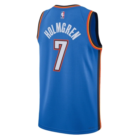Nike Oklahoma City Thunder Chet Holmgren Blue NBA Player Jersey - Icon Edition
