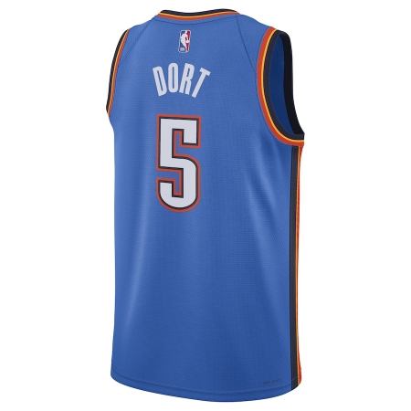 Nike Oklahoma City Thunder Luguentz Dort Blue Player Jersey - Icon Edition