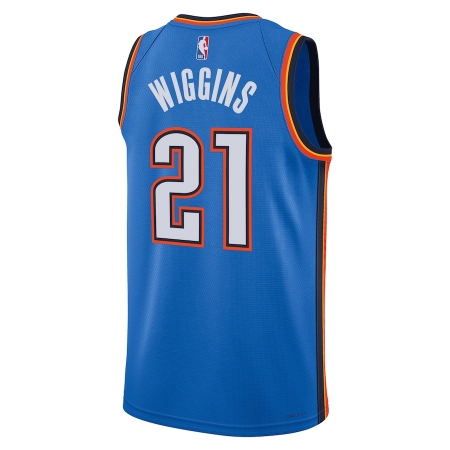 Nike Oklahoma City Thunder Aaron Wiggins Blue Player Jersey - Icon Edition