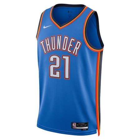Nike Oklahoma City Thunder Aaron Wiggins Blue Player Jersey - Icon Edition