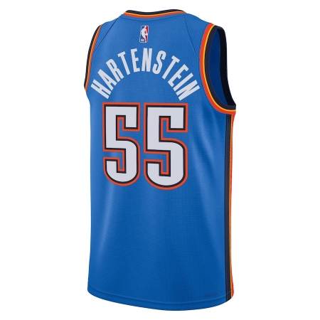 Nike Oklahoma City Thunder Isaiah Hartenstein Blue Player Jersey - Icon Edition