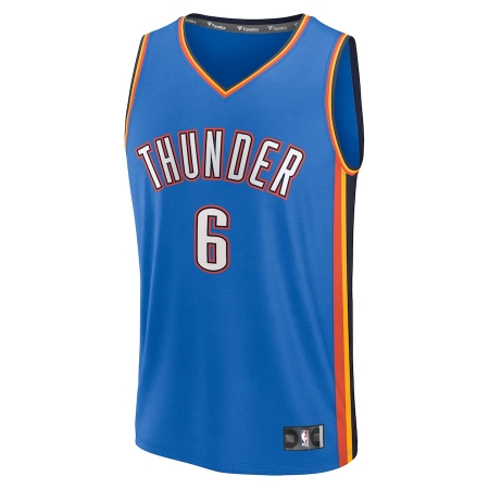 Fanatics Oklahoma City Thunder Jaylin Williams Blue Fast Break Player Jersey - Icon Edition
