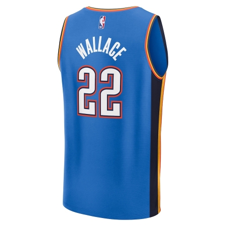 Fanatics Oklahoma City Thunder Cason Wallace Blue Fast Break Player Jersey - Icon Edition