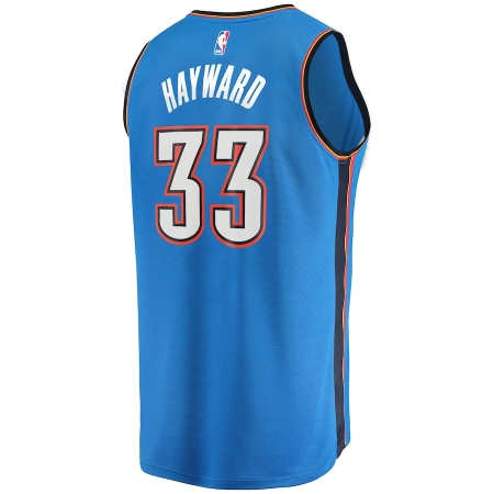 Fanatics Oklahoma City Thunder Gordon Hayward Blue Fast Break Player Jersey - Icon Edition