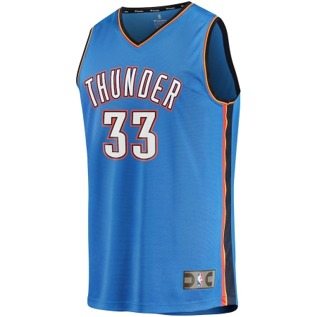 Fanatics Oklahoma City Thunder Gordon Hayward Blue Fast Break Player Jersey - Icon Edition