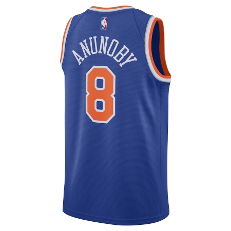 Nike New York Knicks OG Anunoby Blue Jersey - Icon Edition