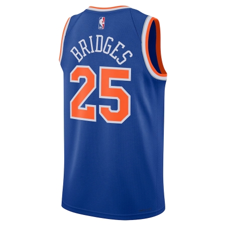 Nike New York Knicks Mikal Bridges Blue Offseason Addition Jersey