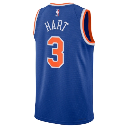 Nike New York Knicks Josh Hart Blue Player Jersey - Icon Edition
