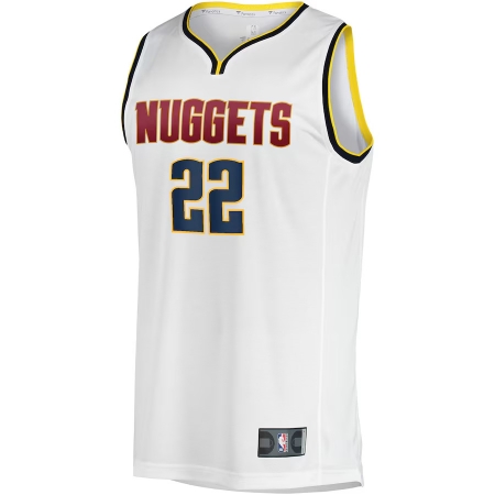 Fanatics Denver Nuggets Zeke Nnaji White Fast Break Player Jersey - Association Edition
