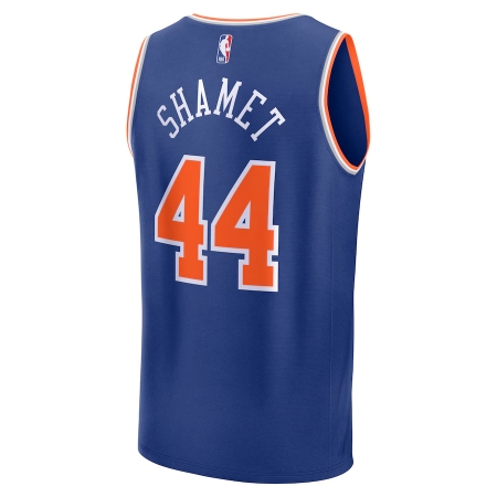 Fanatics New York Knicks Landry Shamet Blue Fast Break Player Jersey - Icon Edition
